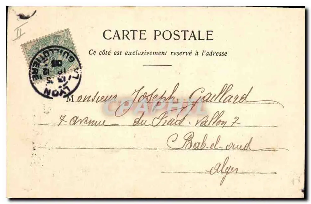 Zwei Soldaten im Képi — Karikatur — Phototype A. Bergoret et Cie, Nancy - Rückseite