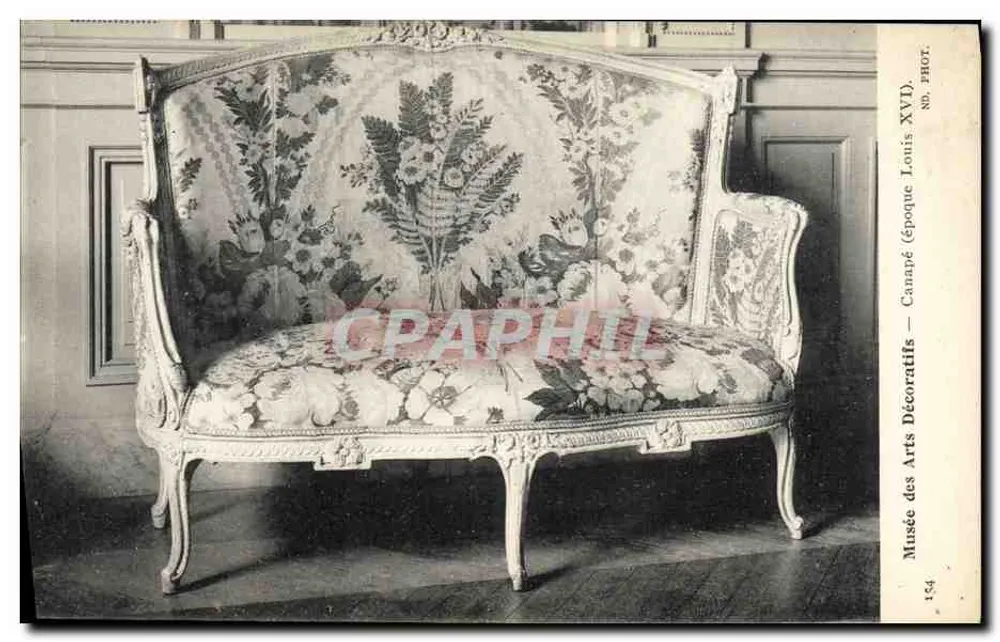 Sessel — Louis XVI-Zeit — Musée des Arts Décoratifs - Vorderseite
