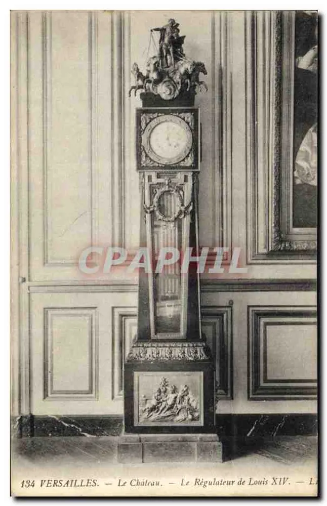 Versailles — O Castelo — O Regulador de Luís XIV — CPHAPHIL 134 - Frente