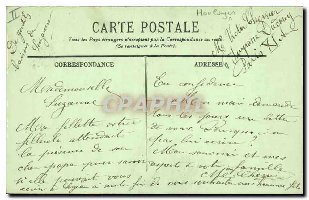 Versailles — O Castelo — O Regulador de Luís XIV — CPHAPHIL 134 - Verso