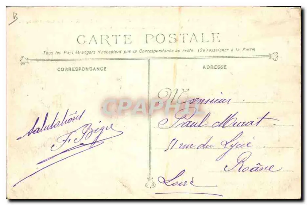Trauerfeier der Opfer von IÉNA — Die Krönungen — Prototypie Marus Bar — Toulouse - Rückseite