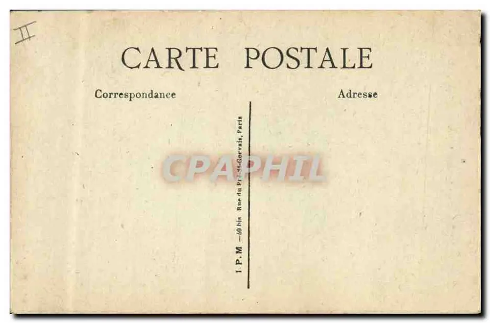 Paris – Jardin des Plantes – Orang-Utan — Verlag I.P.M. n°265 - Rückseite
