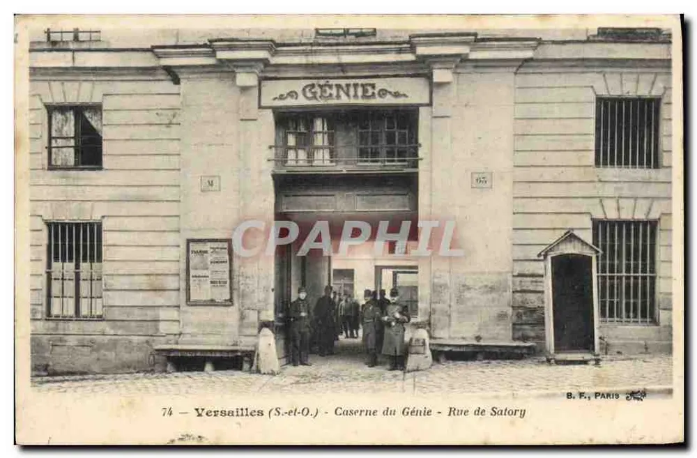 Versailles (S.-et-O.) - Kasernen des Ingenieurkorps - Rue de Satory - Vorderseite