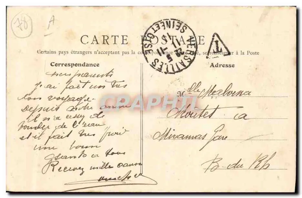 Versailles (S.-et-O.) - Kasernen des Ingenieurkorps - Rue de Satory - Rückseite