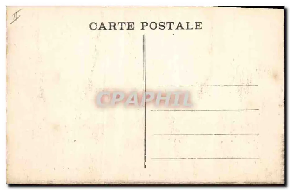 Croiseur "JULES MICHELET" — vue en mer, fumée des cheminées — éditeur imprimeur non identifié, n° de série 718 - Achterkant
