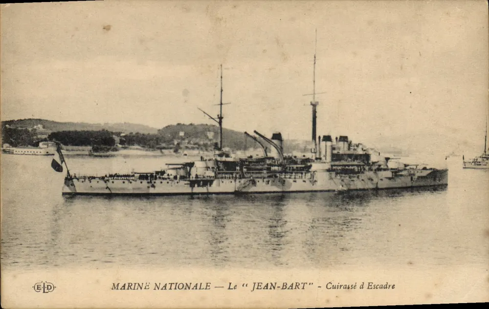 O "JEAN-BART" — Navio de Couraça de Escadra — Editor ELPD - Frente