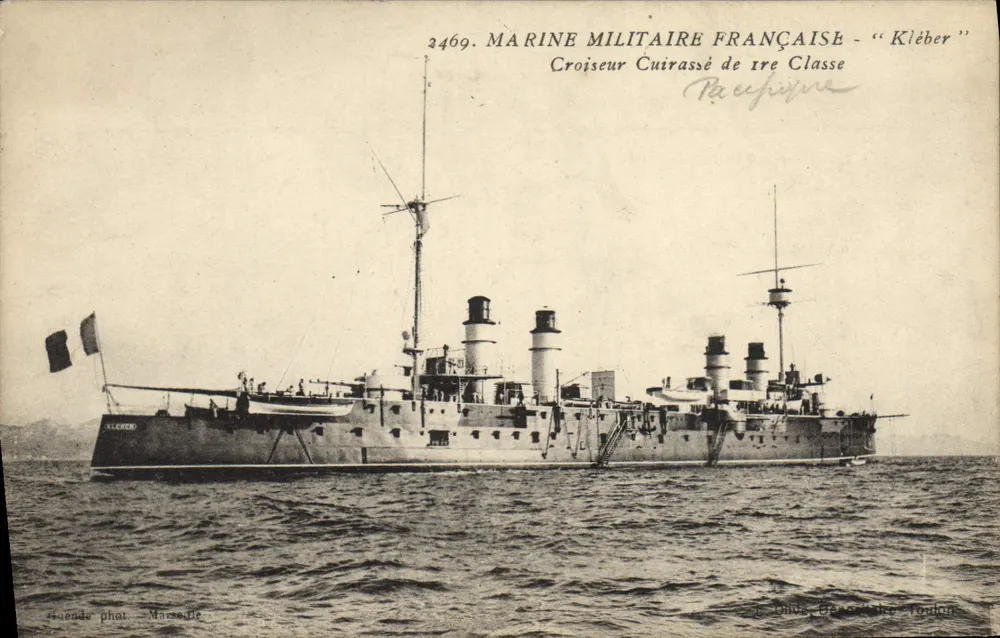 Panzerkreuzer "Kléber" — Französische Marine — n° 2469 — Verlag VILCEREO, Marseille - Vorderseite