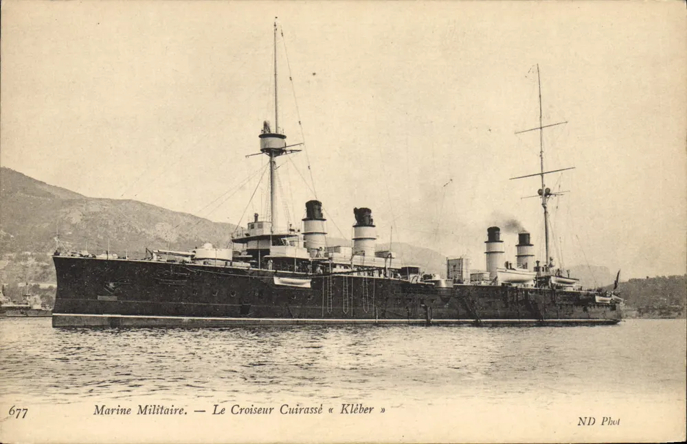 Marinha Militar — O Cruzeiro de Coura « Kléber » — ND Phot, n°677 - Frente