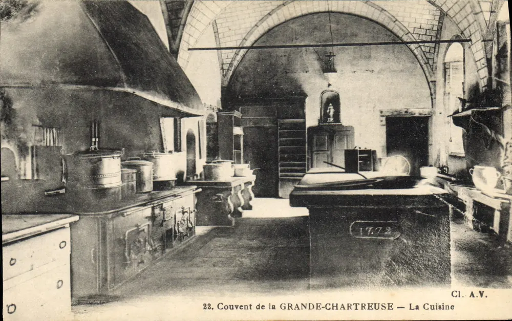 Convento da Grande-Chartreuse — A Cozinha — CI. A.V. n°22 - Frente