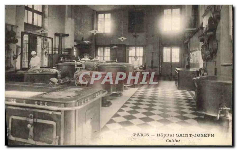 Paris — Krankenhaus Saint-Joseph — Küche - Vorderseite