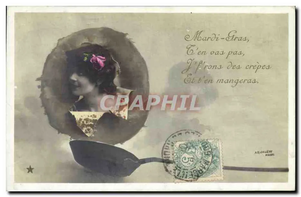 Frau mit Krapfen — Fasching — ARJALEW PHOTO - Vorderseite