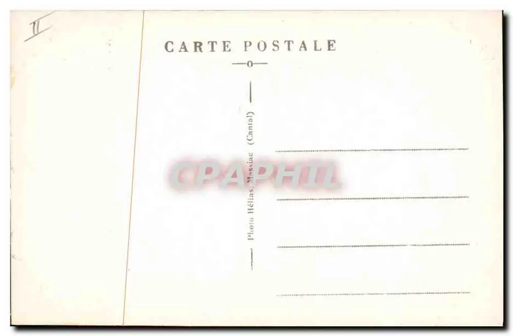 O grande dique de Sarrans (Vista a jusante) — Hélias, série 3 — Cartão postal - Verso