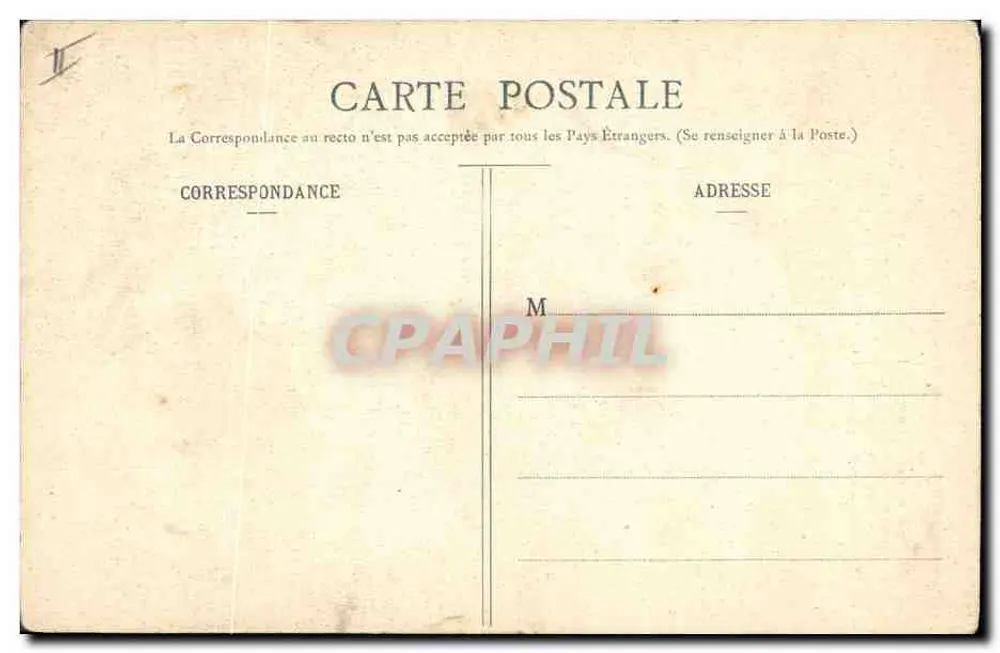 Rotkäppchen — Märchenszene — Phototypie A. Bergeset & Cie, Nancy - Rückseite