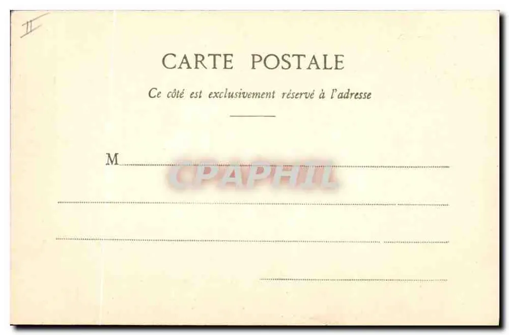 Kind auf einem Fisch — April-Fisch — Phototypie A. Ropert & Cie, Nancy - Rückseite