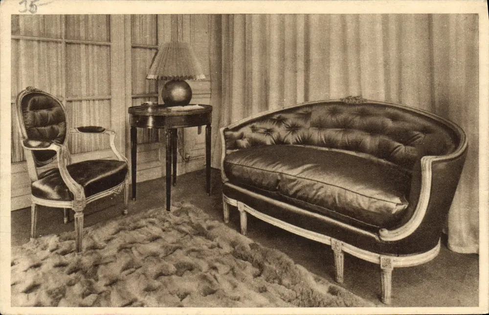 Salon corbeille garniture — Verlag: Grands Magasins AU BUCHERON, Paris - Vorderseite