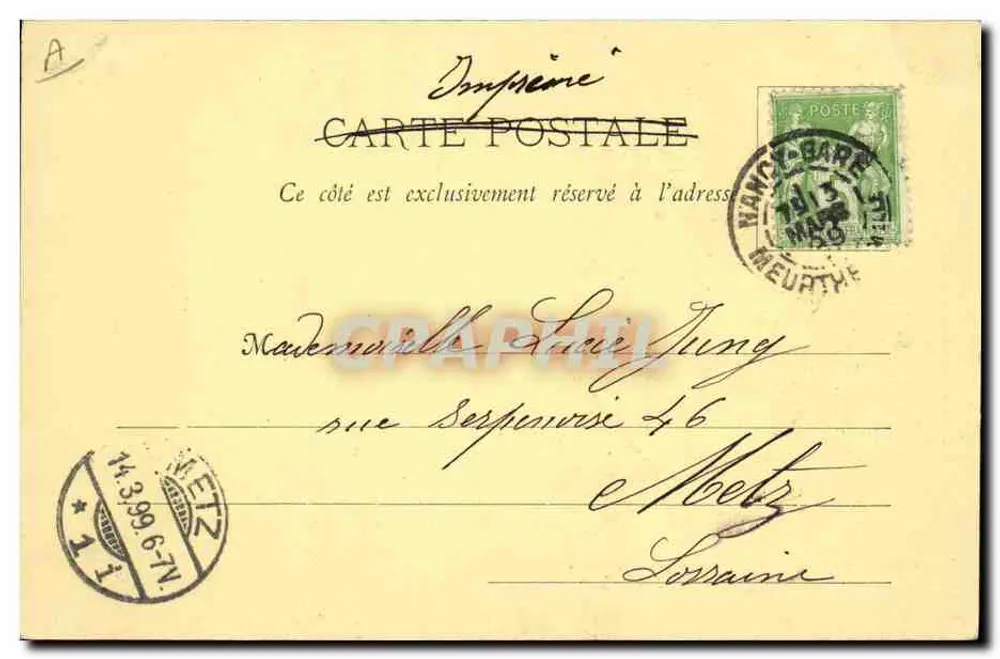 Grab Catherine Opalinška in Bonsecours — Manuau des Margaines Roumis, Edit. - Rückseite