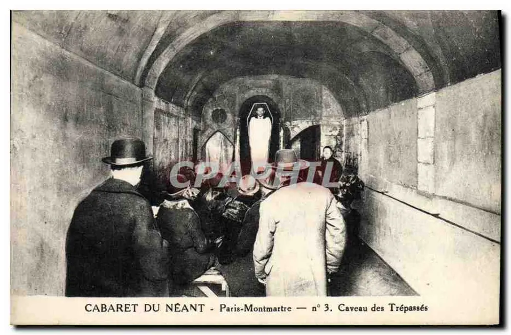 Sarg der Verstorbenen — Paris-Montmartre — Nr. 3 — Cabaret du Néant - Vorderseite