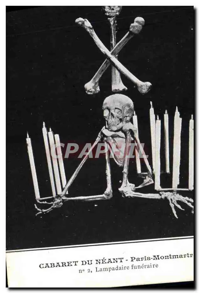 Cabaret des Nichts - Paris-Montmartre — Totenlampenmast, Nr. 2 - Vorderseite