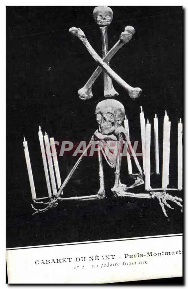 Cabaret du Néant - Paris-Montmartre - n° 2 - Totenapédaire - Vorderseite