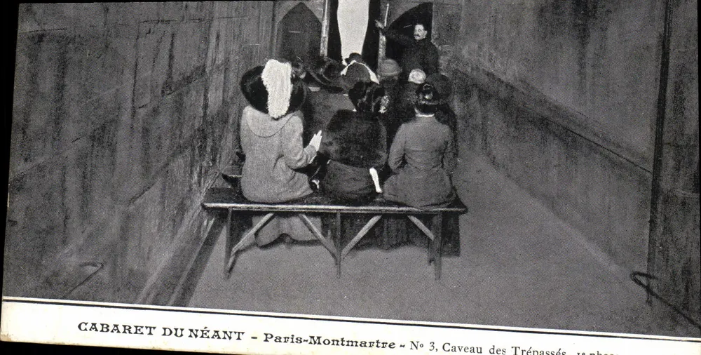 Cabaret du Néant - Paris-Montmartre - N° 3, Caveau des Trépassés, 14 Plätze - Vorderseite