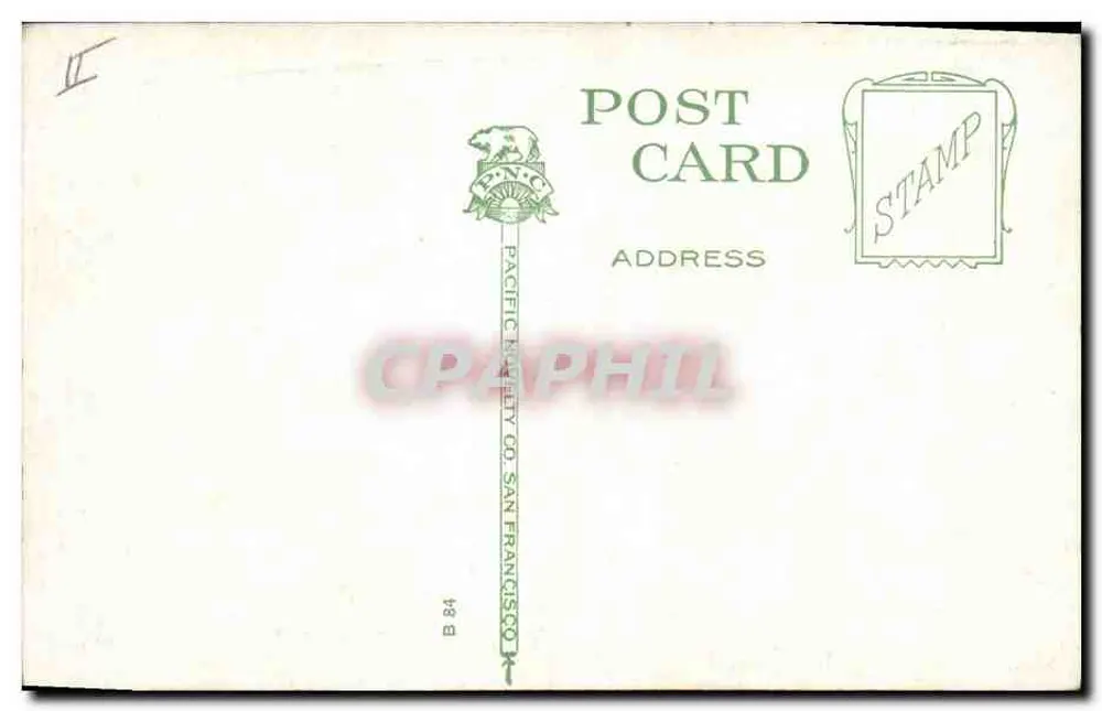 Menina com patos — Pacific Novelty Co. — B 84 - Verso