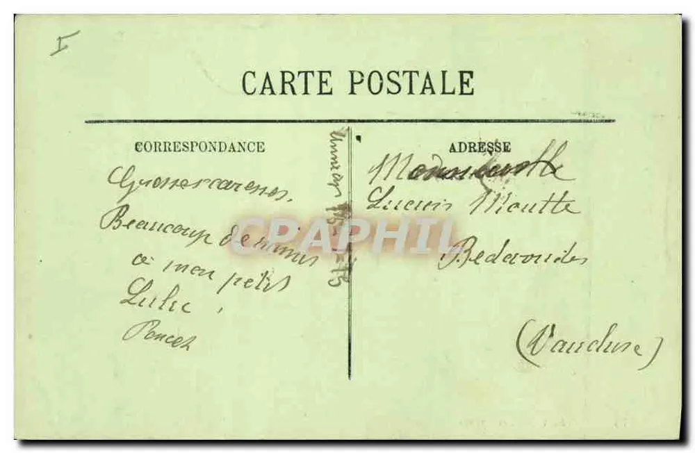 Annecy — Os Cisnes — LL, n°74 - Verso