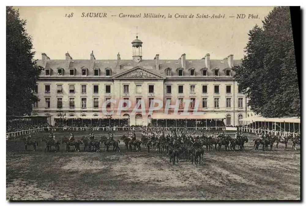 Saumur — Militärisches Karussell, die Kreuzung von Saint-André — ND Pbot. - Vorderseite