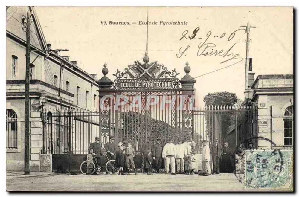 Bourges — Escola de Pirotecnia — editor desconhecido, n° 69 - Frente