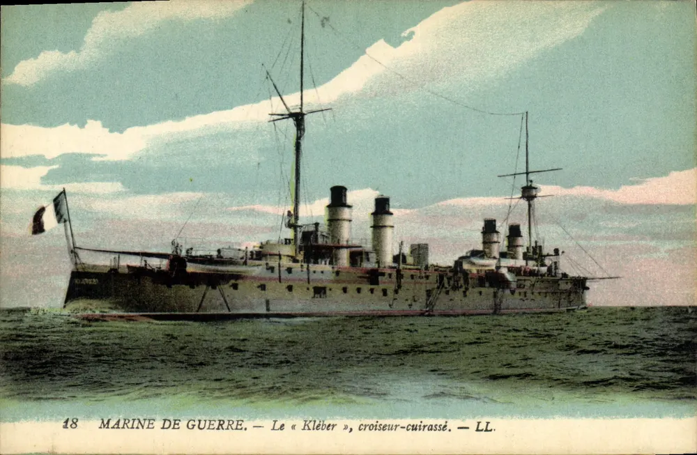 O «Kléber», encouraçado — Marinha de Guerra — LL. — n°18 - Frente