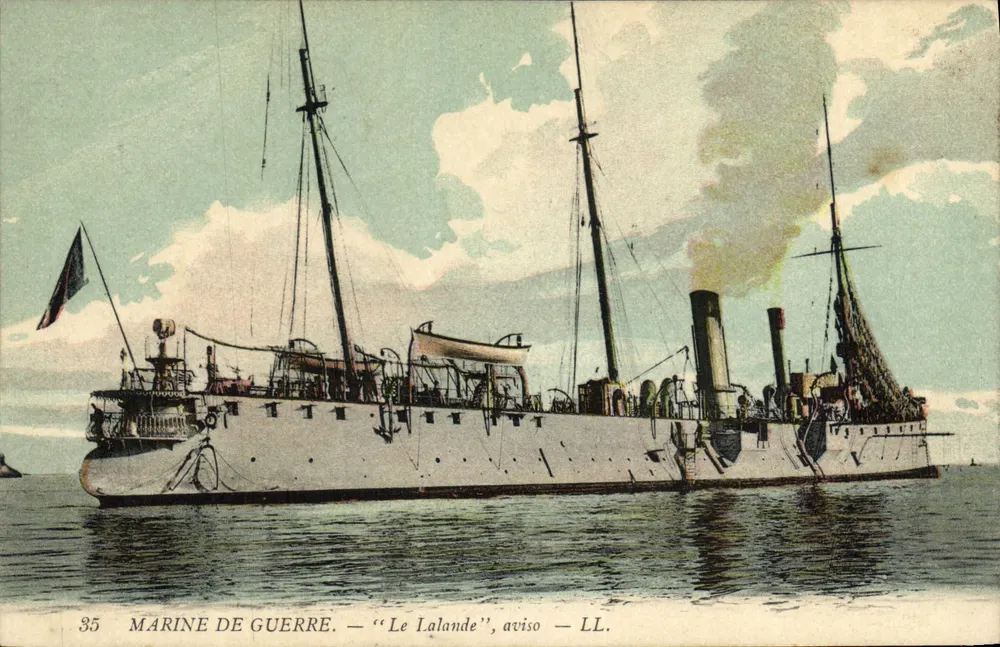 Le Lalande — aviso — LL. — Marinha de Guerra - Frente