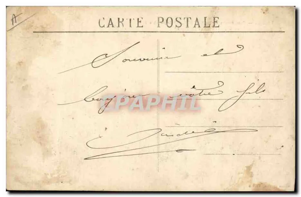 Toulon — Katastrophe der LA LIBERTÉ, 25. September 1911 — Edition Cypriès, Toulon - Rückseite