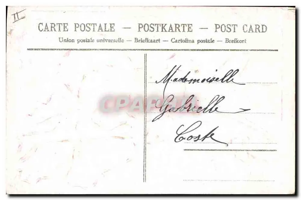 Flor — Envoi d'un cœur ami — editor não visível - Verso