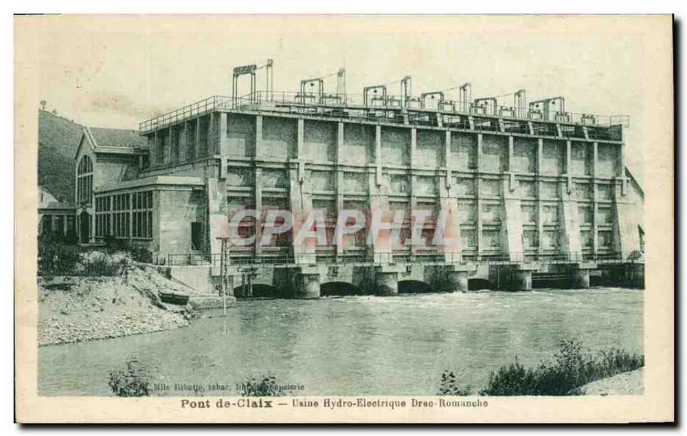 Pont-de-Claix — Hydro-Elektrische Anlage Drac-Romanche - Vorderseite