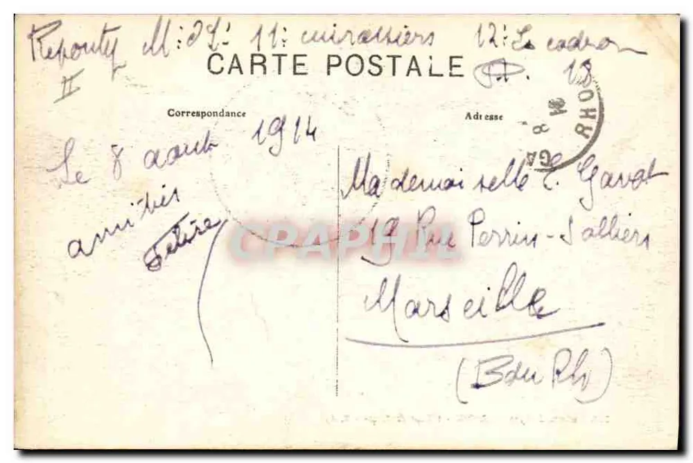 Jonage — A Usina Elétrica — E.R. — n° 268 - Verso