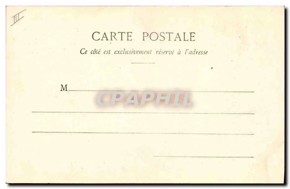 Mimi Pinson — Porträt einer Frau mit Eimer — Phototypie A. Berger & Cie, Nancy - Rückseite