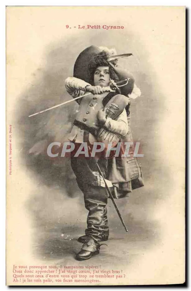 Der kleine Cyrano — Theater-Szene — Verlag Polycliste A. Bild von C. Dancy - Vorderseite