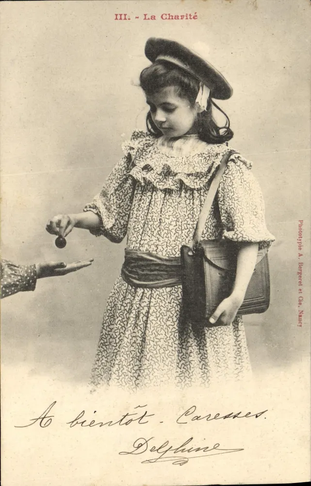 La Charité — III. — Phototyp A. Bergeret et Cie, Nancy - Vorderseite