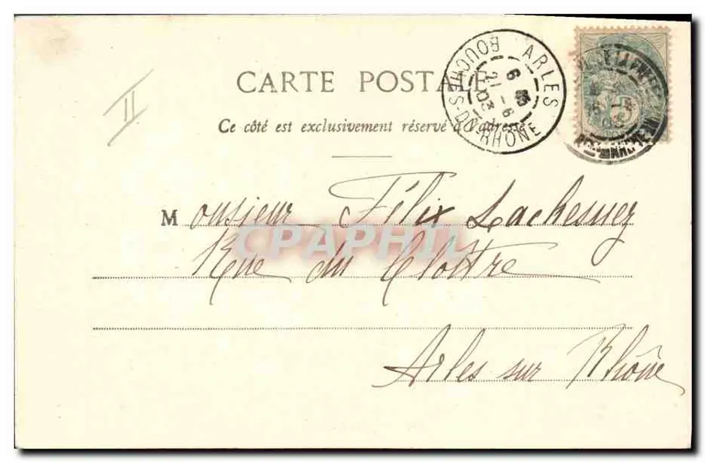 Der kleine Cyrano — Phototype A. Bergeret et Co., Nancy — Nr. 6 - Rückseite