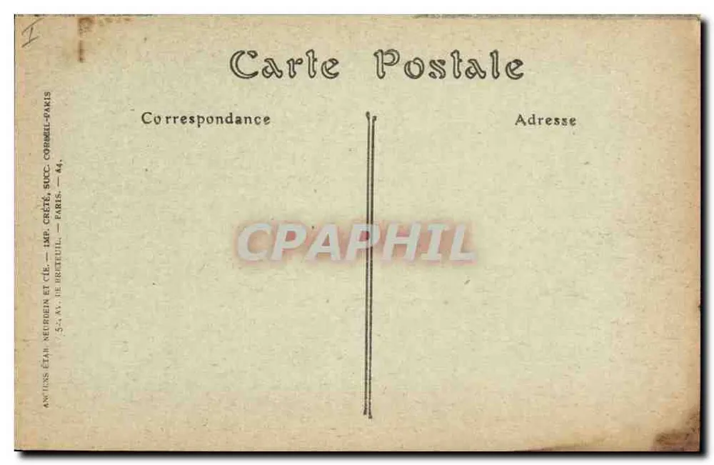 Saint-Raphaël (Var) — Túmulo do Geral Galliéni — JNDot - Verso