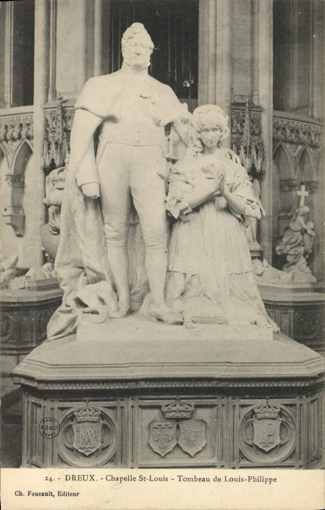 Kapelle Saint-Louis - Grabmal von Louis-Philippe — Ch. Foucault, Verlag, n°24 - Vorderseite