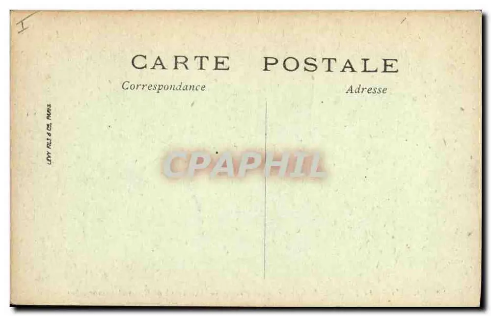 Nantes — O Túmulo do Geral Lamoricière — editor Lévy Frères & Cie, Paris - Verso