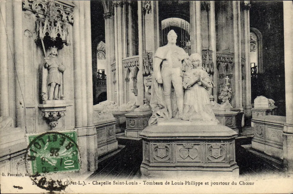 Kapelle Saint-Louis - Grab von Louis-Philippe und Umgebung des Chors — G. Foucault, Verlag (É.-et-L.) - Vorderseite