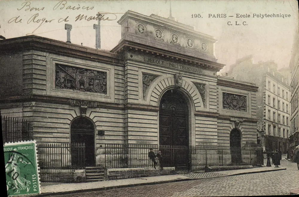 Paris — École Polytechnique — éditeur C.L.C. n°195 - Frente