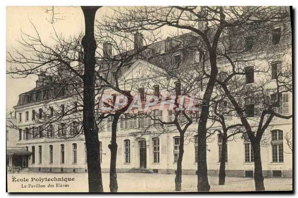 Escola Politécnica — O Pavilhão dos Alunos — Carbon, foto, 13, rue de Naverin - Frente