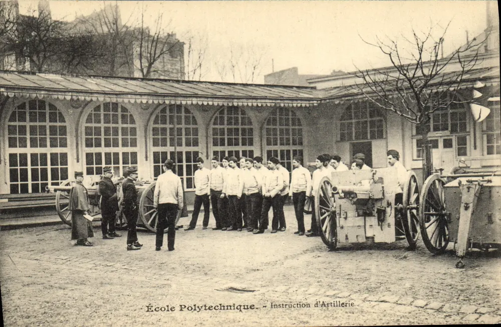 Escola Politécnica — Instrução de Artilharia — Editor Carbin, Paris - Frente