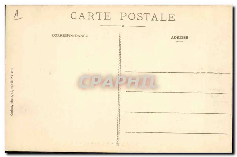 Escola Politécnica — Instrução de Artilharia — Editor Carbin, Paris - Verso