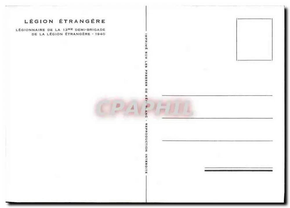 Norwegischer Soldat — Illustration — Yk Burda 6- - Rückseite