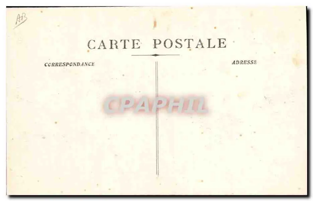 Katastrophe des « Liberté » — 25. September 1911 — unbekannte Ausgabe - Rückseite