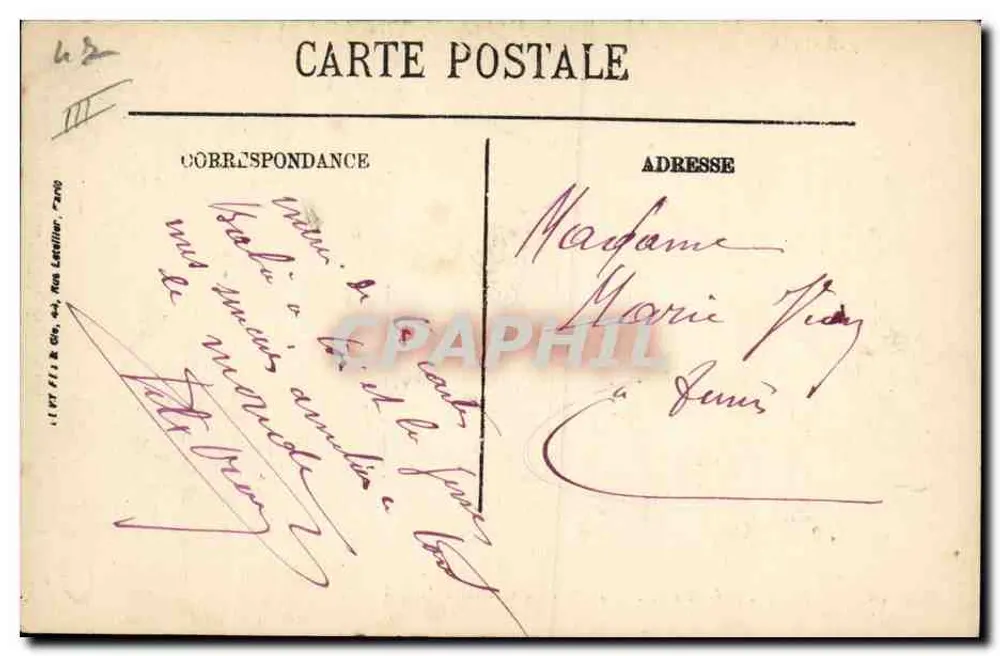 Marinha de guerra — O "Léon Gambetta" — LL. — N° 74 - Verso