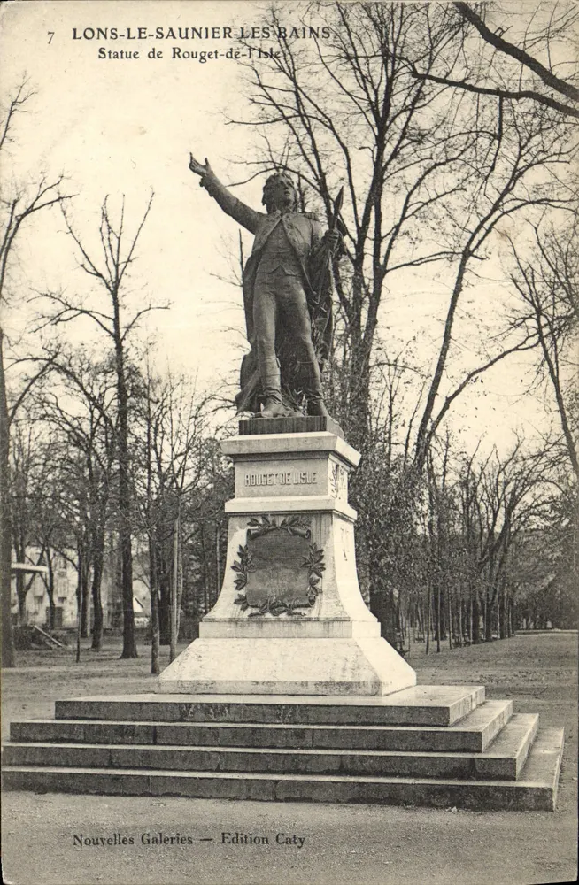 Lons-le-Saunier-les-Bains — Statue von Rouget-de-l'Isle — Edition Caty - Vorderseite